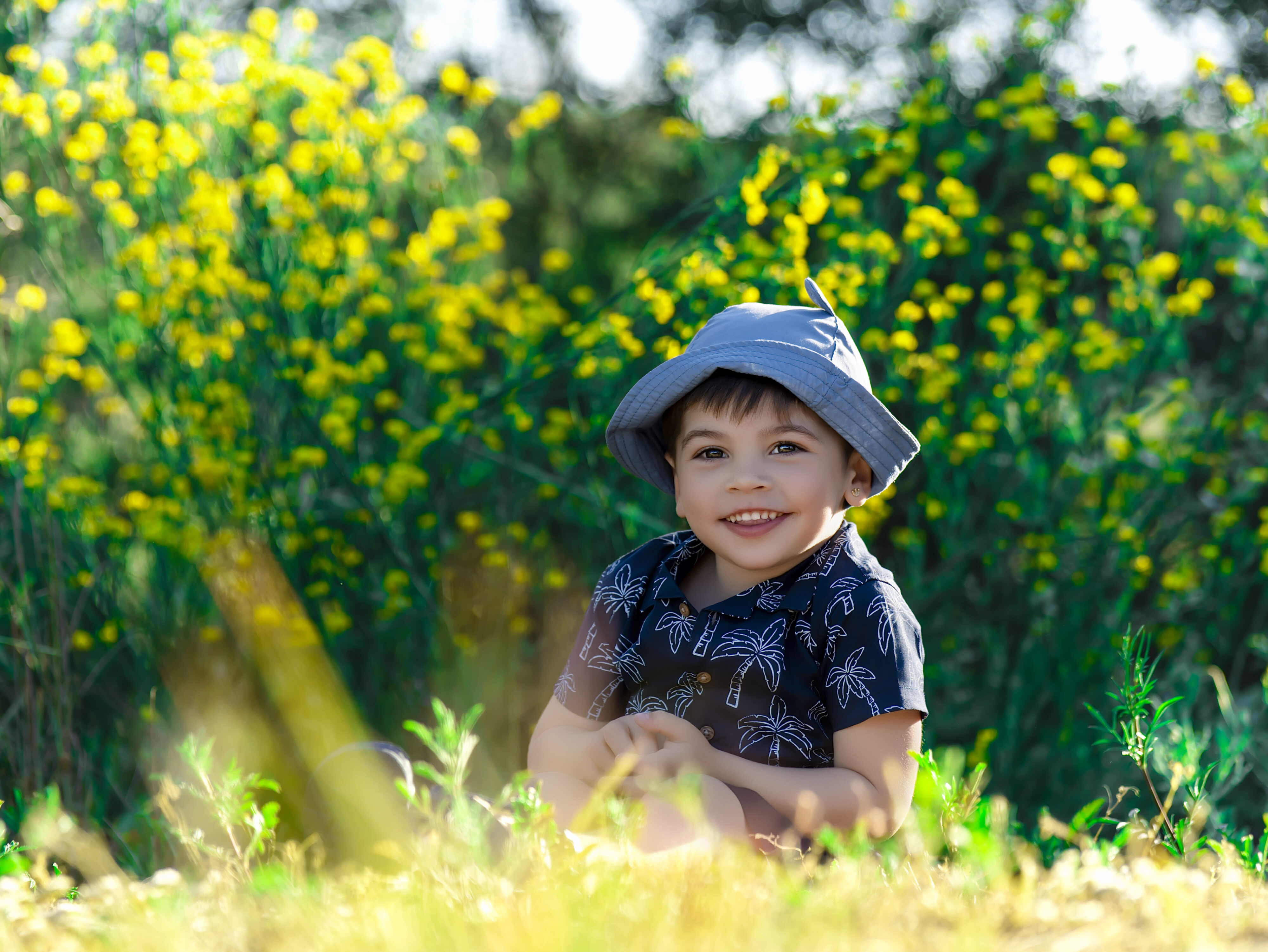 Fotógrafo de retratos en Valencia — Sesión de retrato familia en exterior con niños