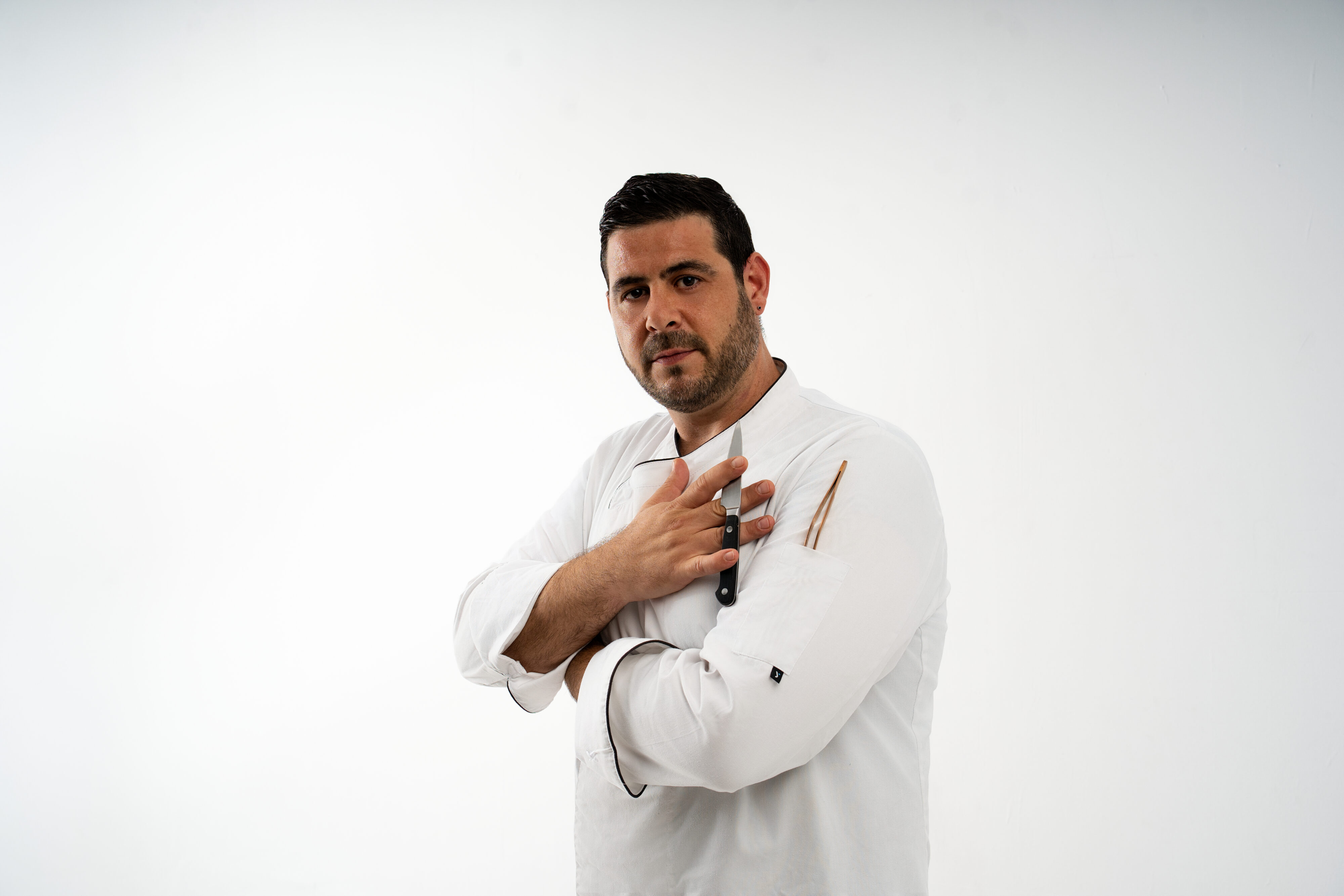 Fotografía corporativa de chef de cocina — fotógrafo gastronómico en Valencia